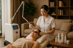 Chất lượng dịch vụ vẫn như spa cao cấp